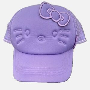 Hello Kitty Purple Cap with 3D Design